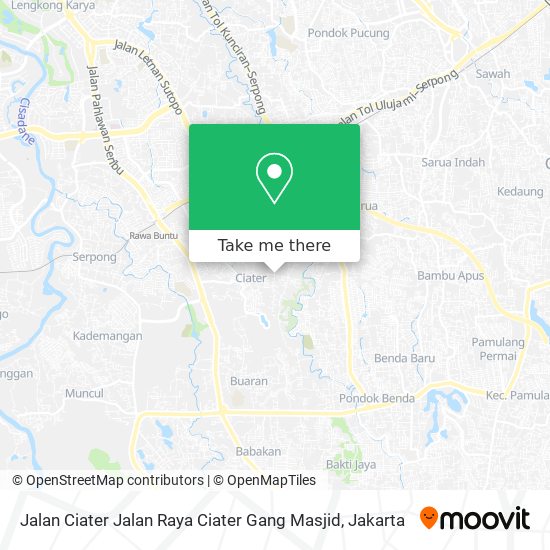 Jalan Ciater Jalan Raya Ciater Gang Masjid map