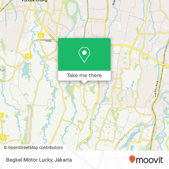 Begkel Motor Lucky map