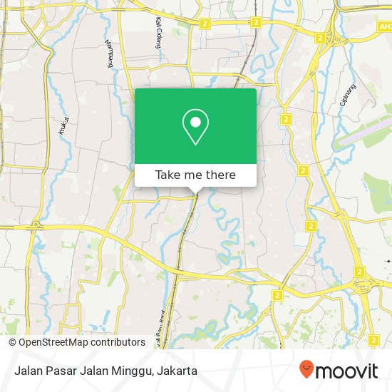 Jalan Pasar Jalan Minggu map