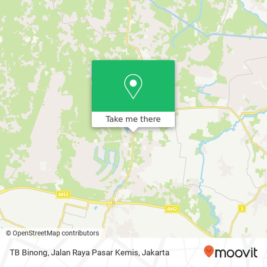 TB Binong, Jalan Raya Pasar Kemis map