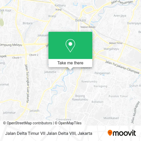 Jalan Delta Timur VII Jalan Delta VIII map