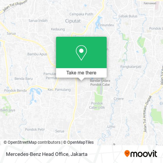 Mercedes-Benz Head Office map