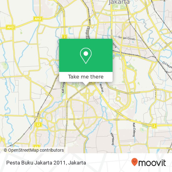 Pesta Buku Jakarta 2011 map