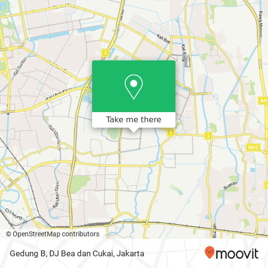 Gedung B, DJ Bea dan Cukai map