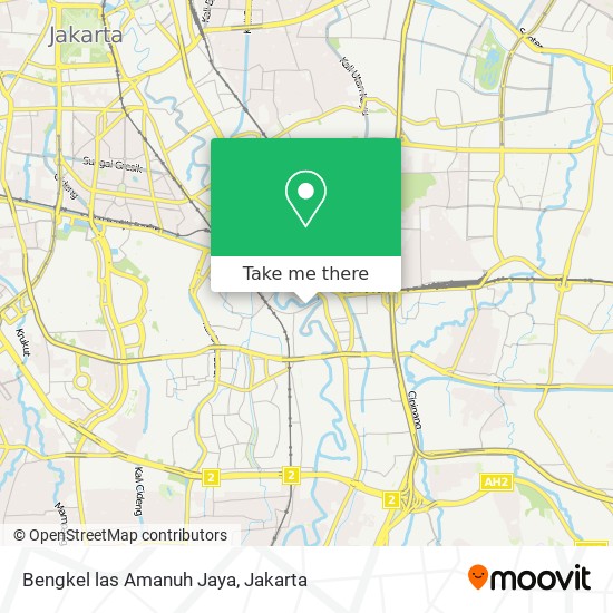 Bengkel las Amanuh Jaya map