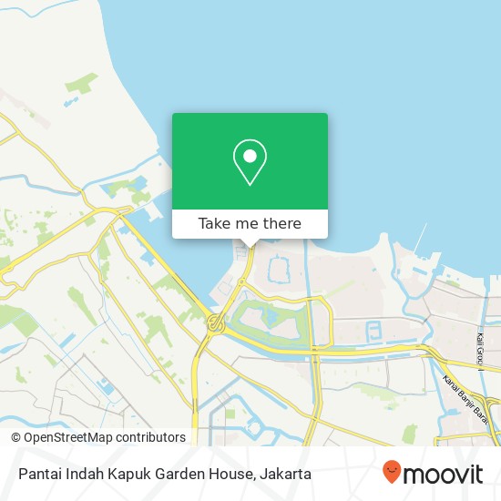 Pantai Indah Kapuk Garden House map