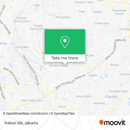 Kebun Ide map