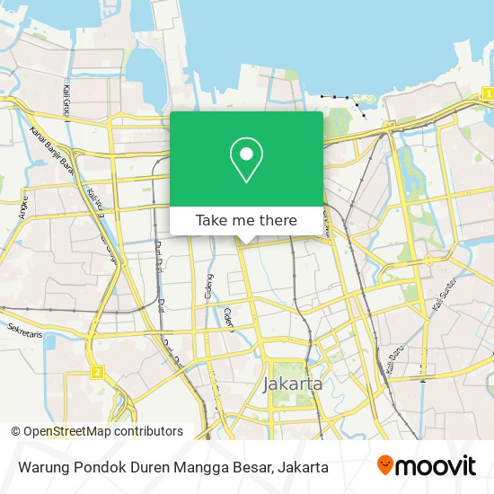 Warung Pondok Duren Mangga Besar map