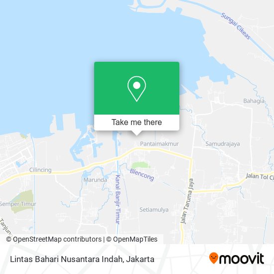 Lintas Bahari Nusantara Indah map