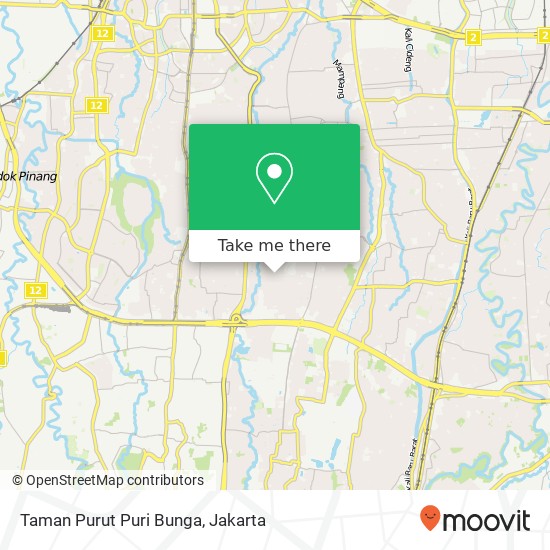 Taman Purut Puri Bunga map