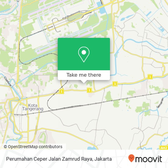 Perumahan Ceper Jalan Zamrud Raya map