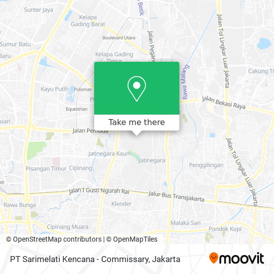 PT Sarimelati Kencana - Commissary map