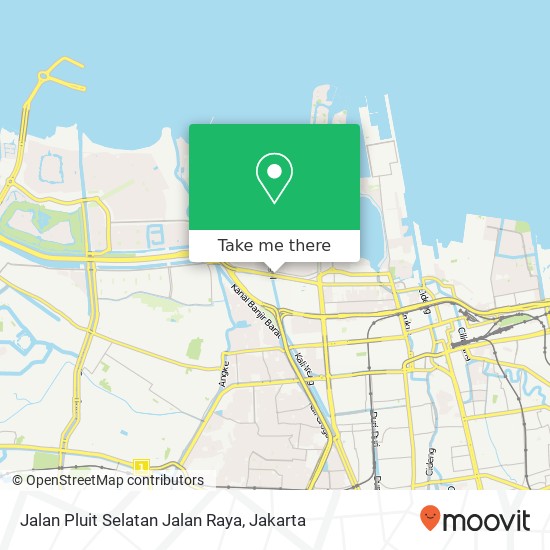 Jalan Pluit Selatan Jalan Raya map