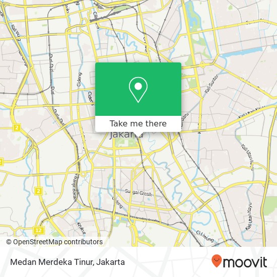 Medan Merdeka Tinur map