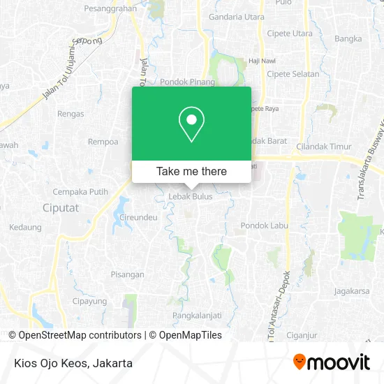 Kios Ojo Keos map