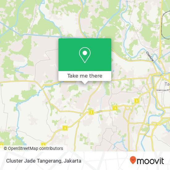 Cluster Jade Tangerang map