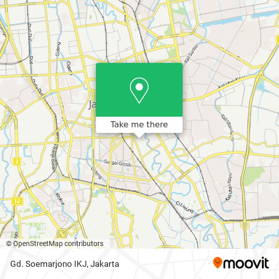 Gd. Soemarjono IKJ map