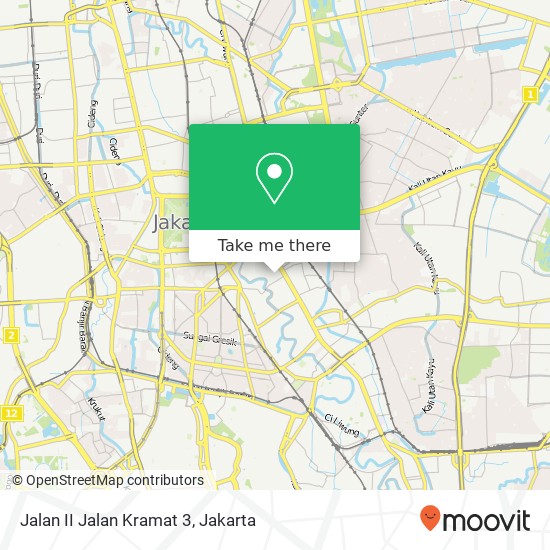 Jalan II Jalan Kramat 3 map