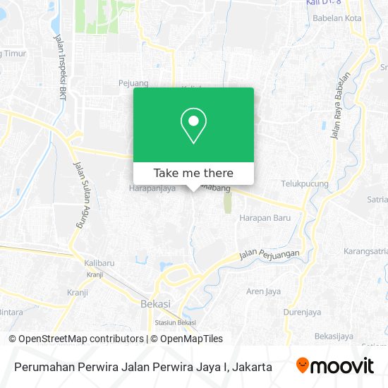 Perumahan Perwira Jalan Perwira Jaya I map