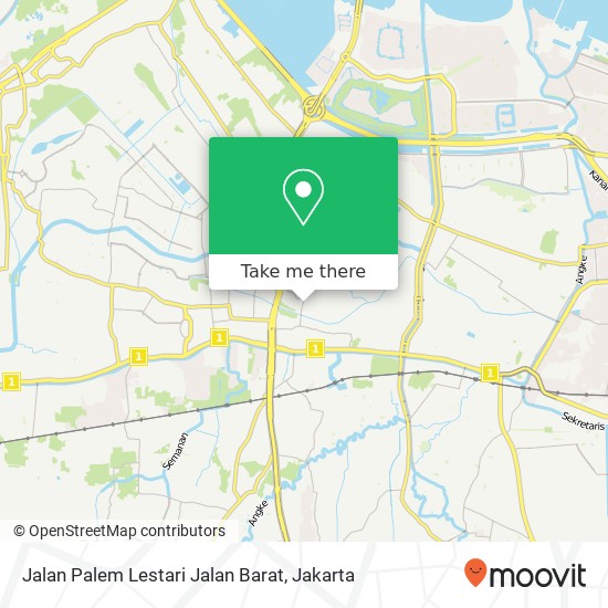 Jalan Palem Lestari Jalan Barat map