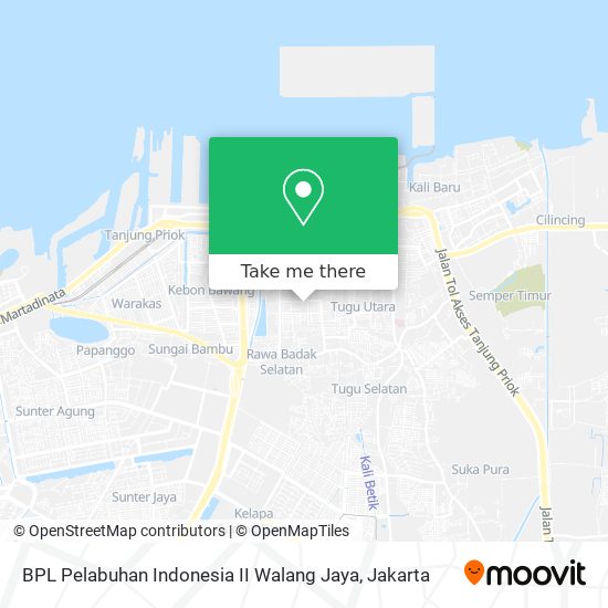 BPL Pelabuhan Indonesia II Walang Jaya map