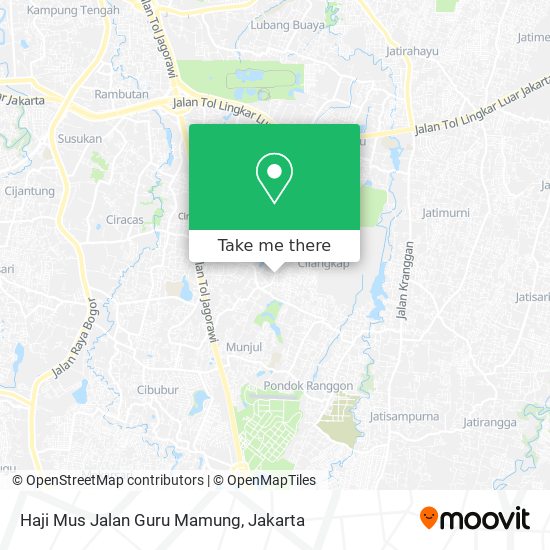 Haji Mus Jalan Guru Mamung map