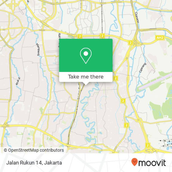 Jalan Rukun 14 map