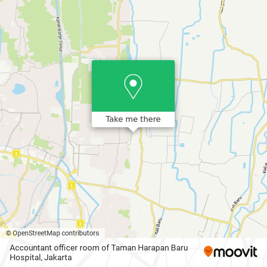 Accountant officer room of Taman Harapan Baru Hospital map