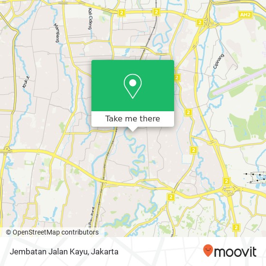 Jembatan Jalan Kayu map