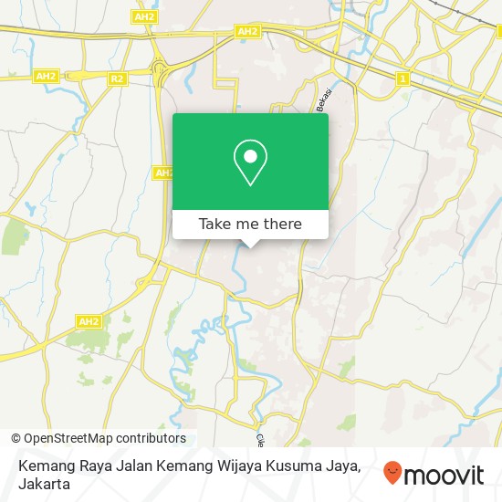 Kemang Raya Jalan Kemang Wijaya Kusuma Jaya map