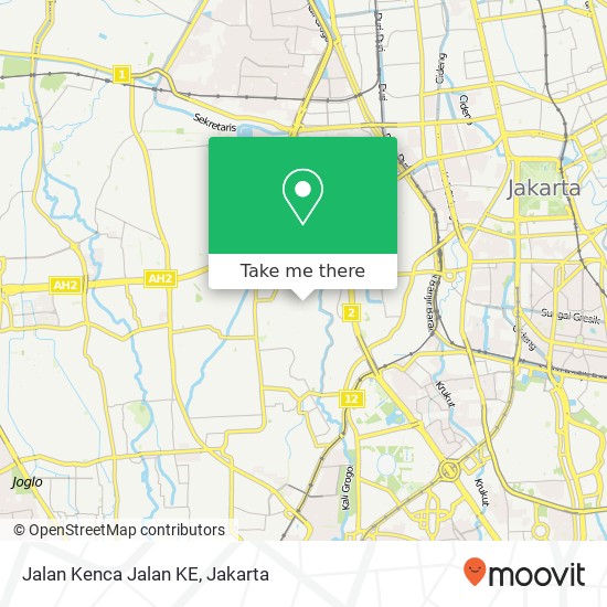 Jalan Kenca Jalan KE map