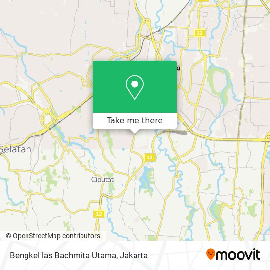 Bengkel las Bachmita Utama map