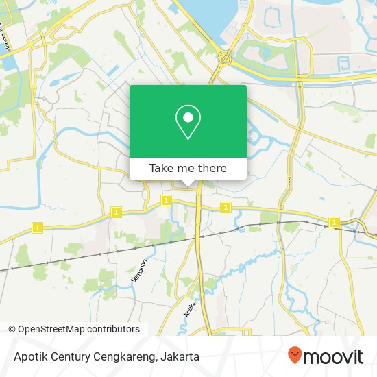 Apotik Century Cengkareng map