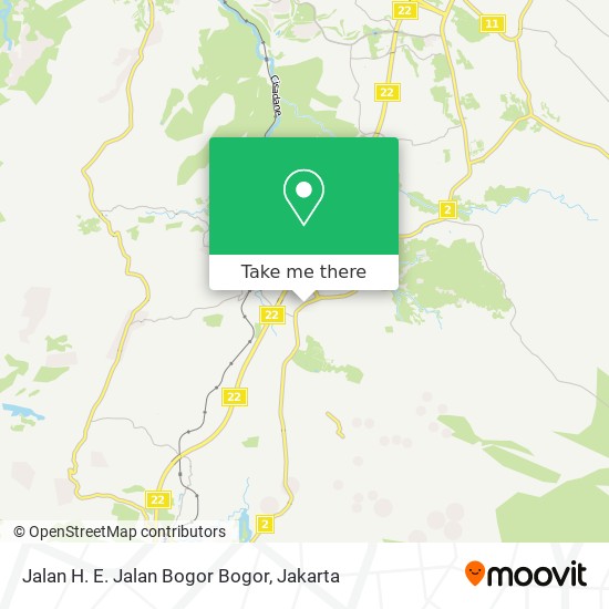 Jalan H. E. Jalan Bogor Bogor map