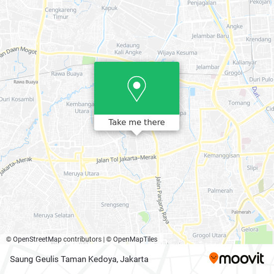 Saung Geulis Taman Kedoya map