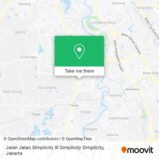 Jalan Jalan Simplicity III Simplicity Simplicity map