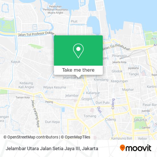 Jelambar Utara Jalan Setia Jaya III map
