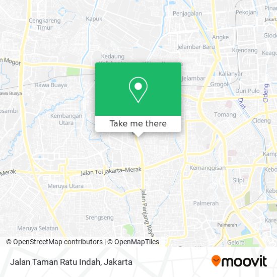 Jalan Taman Ratu Indah map