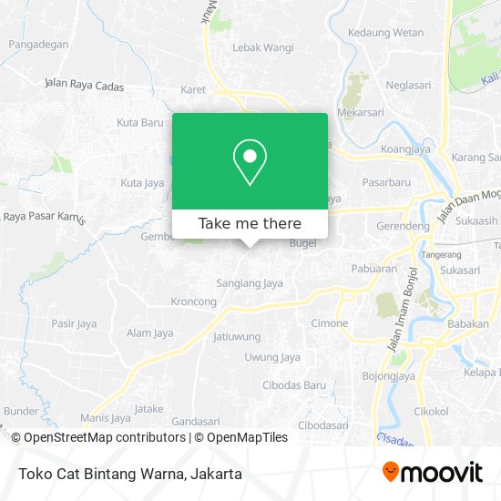 Toko Cat Bintang Warna map