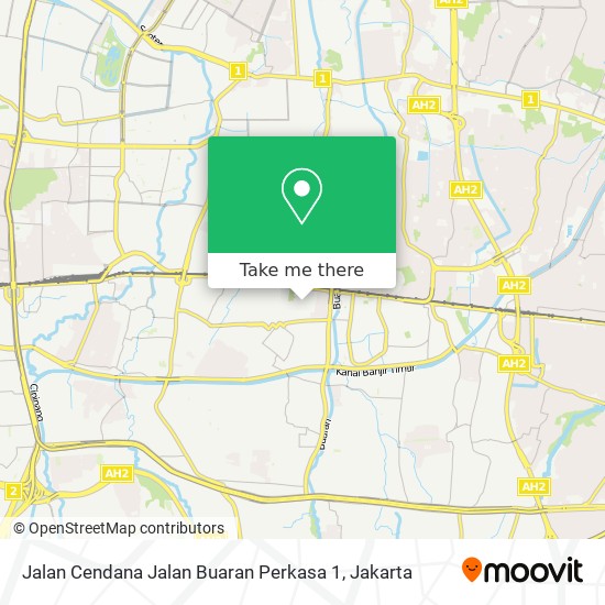 Jalan Cendana Jalan Buaran Perkasa 1 map