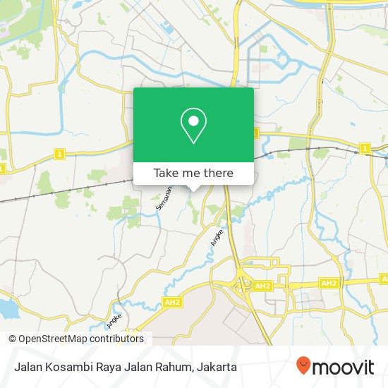 Jalan Kosambi Raya Jalan Rahum map