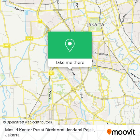 Masjid Kantor Pusat Direktorat Jenderal Pajak map