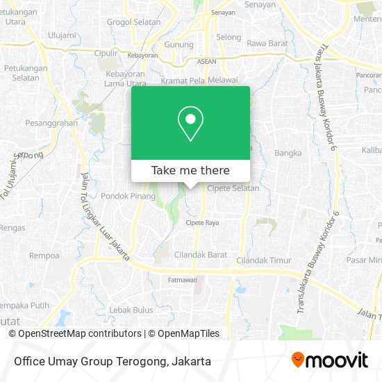 Office Umay Group Terogong map