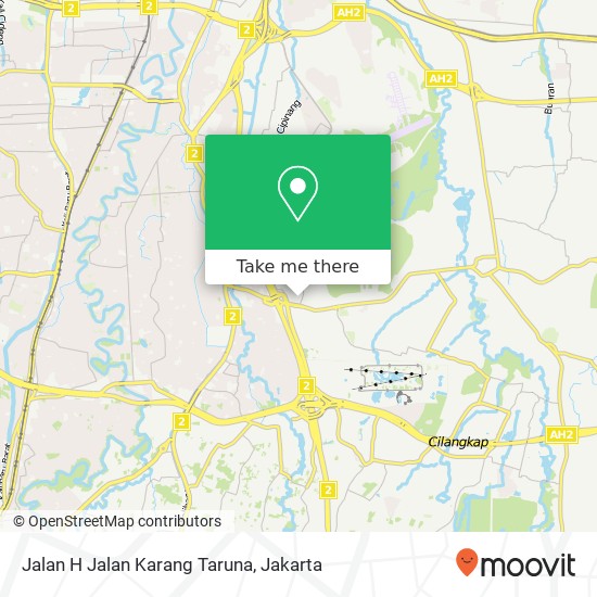 Jalan H Jalan Karang Taruna map