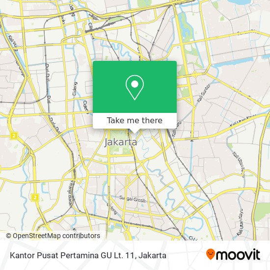 Kantor Pusat Pertamina GU Lt. 11 map