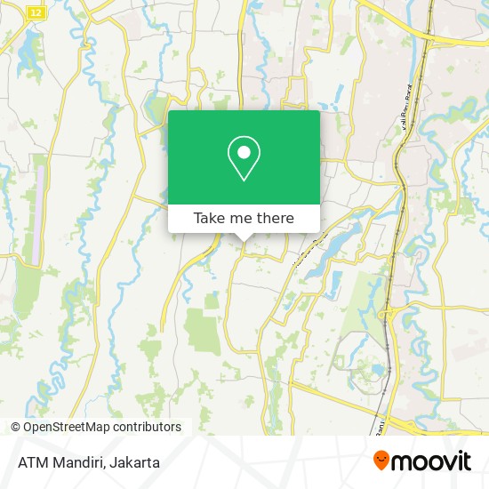 ATM Mandiri map