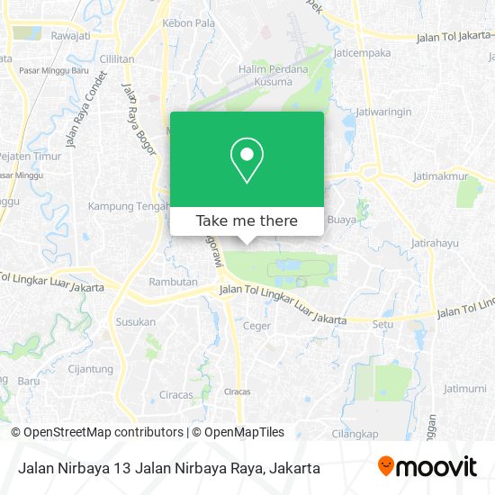 Jalan Nirbaya 13 Jalan Nirbaya Raya map