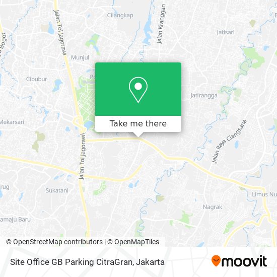 Site Office GB Parking CitraGran map
