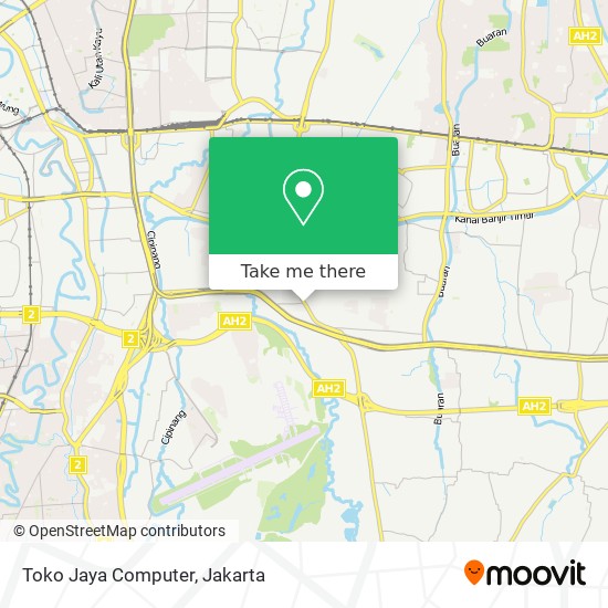 Toko Jaya Computer map
