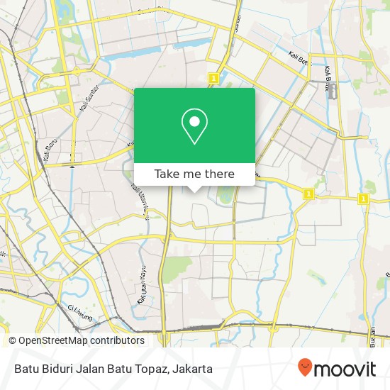 Batu Biduri Jalan Batu Topaz map